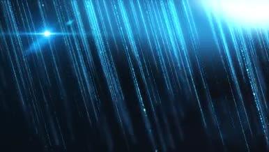 蓝色科技粒子斑点视频背景视频的预览图
